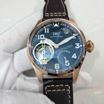 New IWC Big Pilot's Tourbillon Edition Rose Gold Watch 47mm